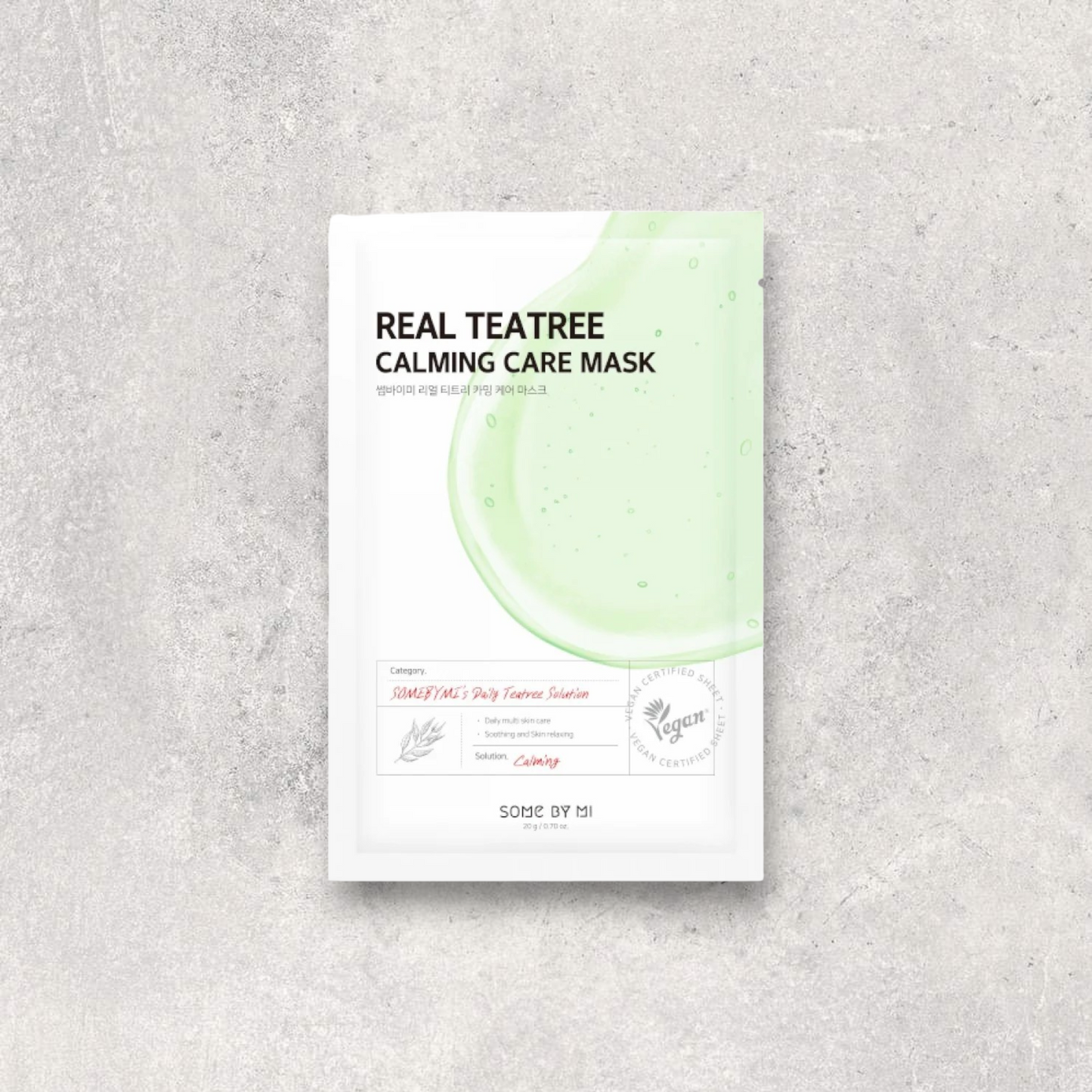 SOME BY MI - Real Teatree Calming Care Mask